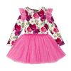 Rock Your Kid Luna L/S Circus Dress - Floral (Size 2-7)