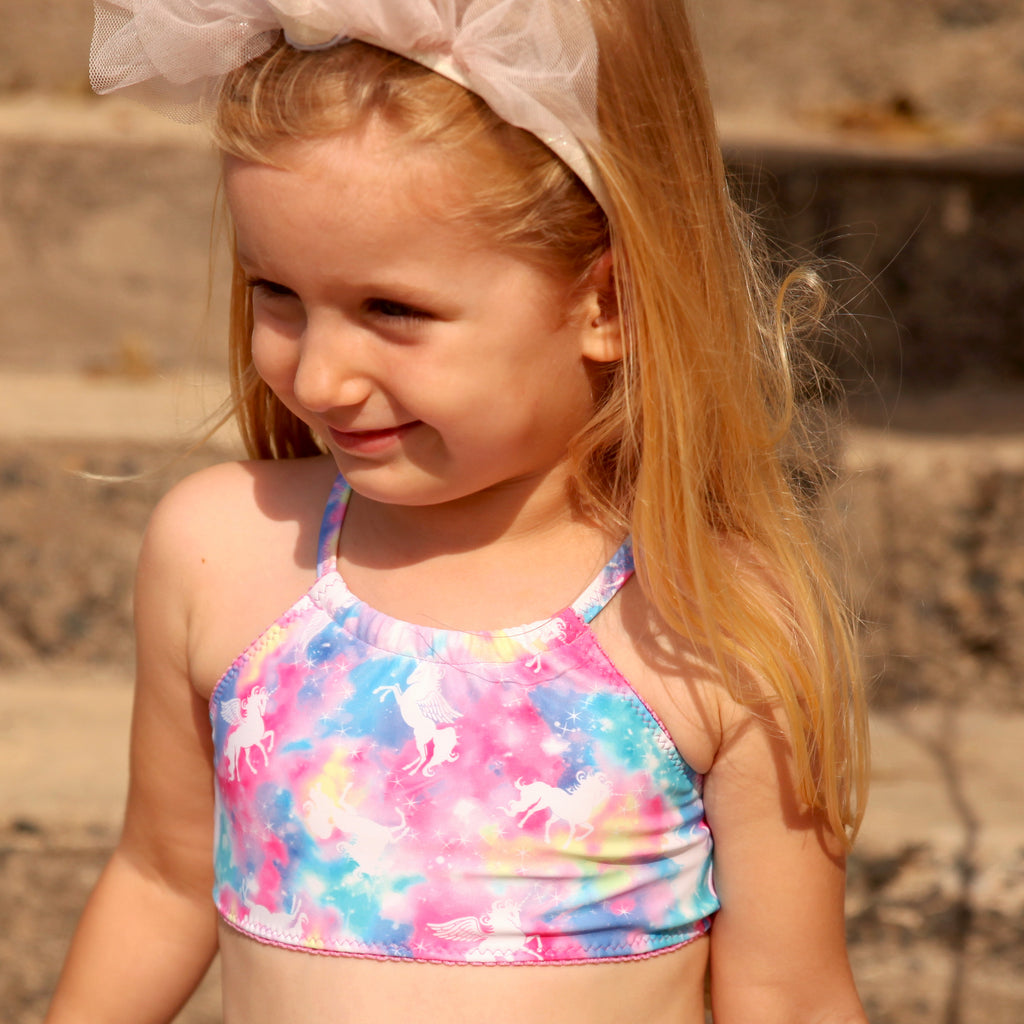 Salty Ink Miss Unicorn TuTu Bikini (Size 0-7)