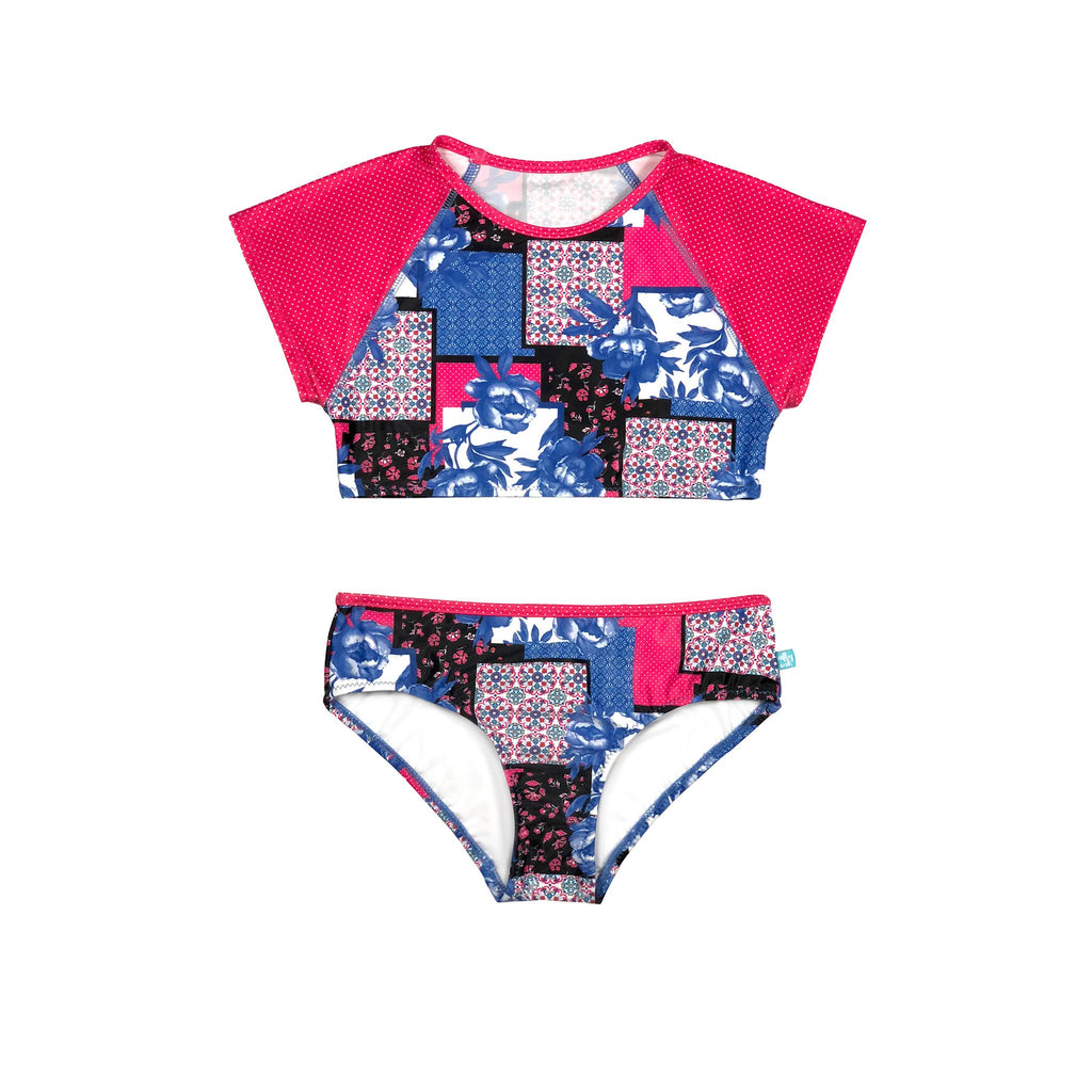 Salty Ink Boho Raglan 2 Piece Swimmer (Size 8-14)