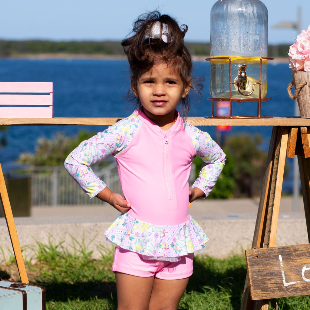 Salty Ink Miss Posie Playsuit (Size 0-5)