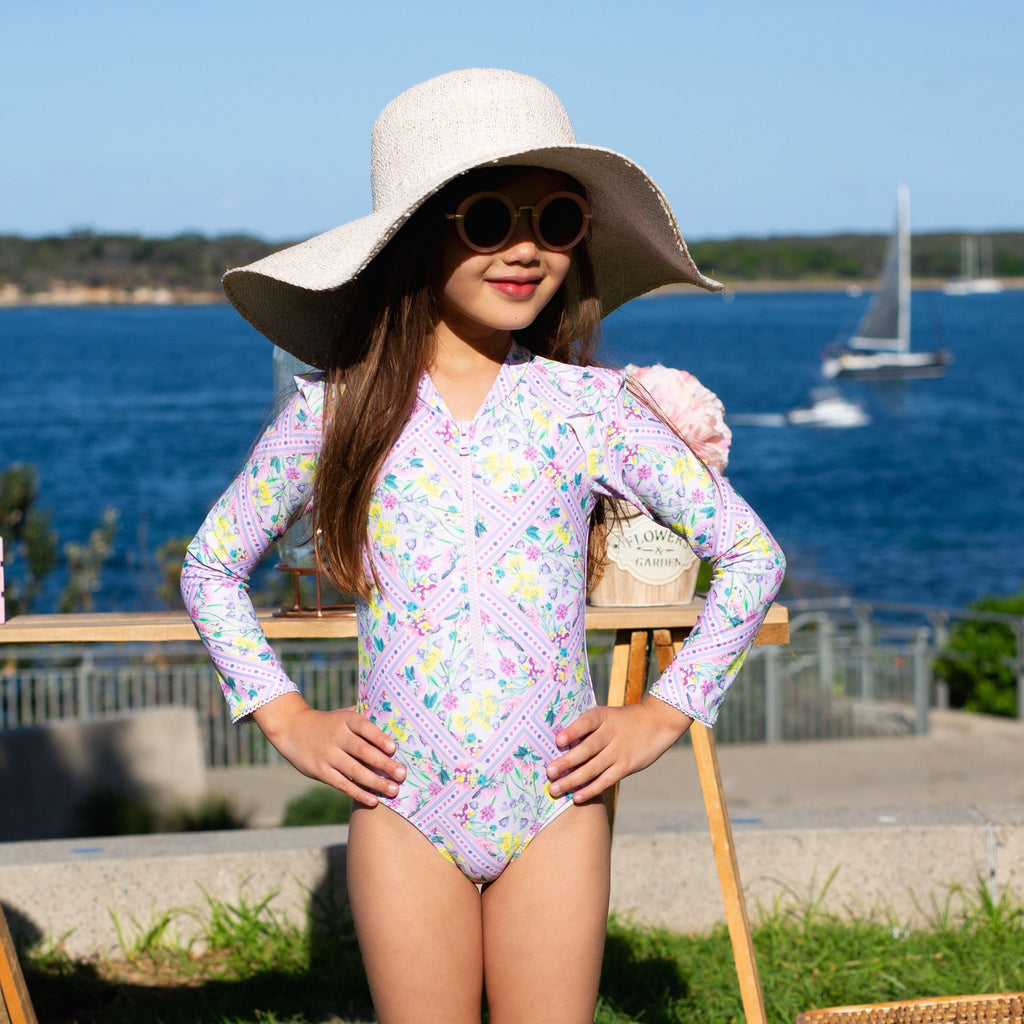 Salty Ink Miss Posie Sunsuit (Size 0-7)