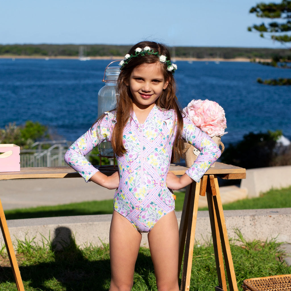 Salty Ink Miss Posie Sunsuit (Size 0-7)