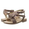 Old Soles Stylin Fringe Summer Sandal in Distressed coffee