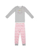 Marquise Cat PJ's - Grey/Pink