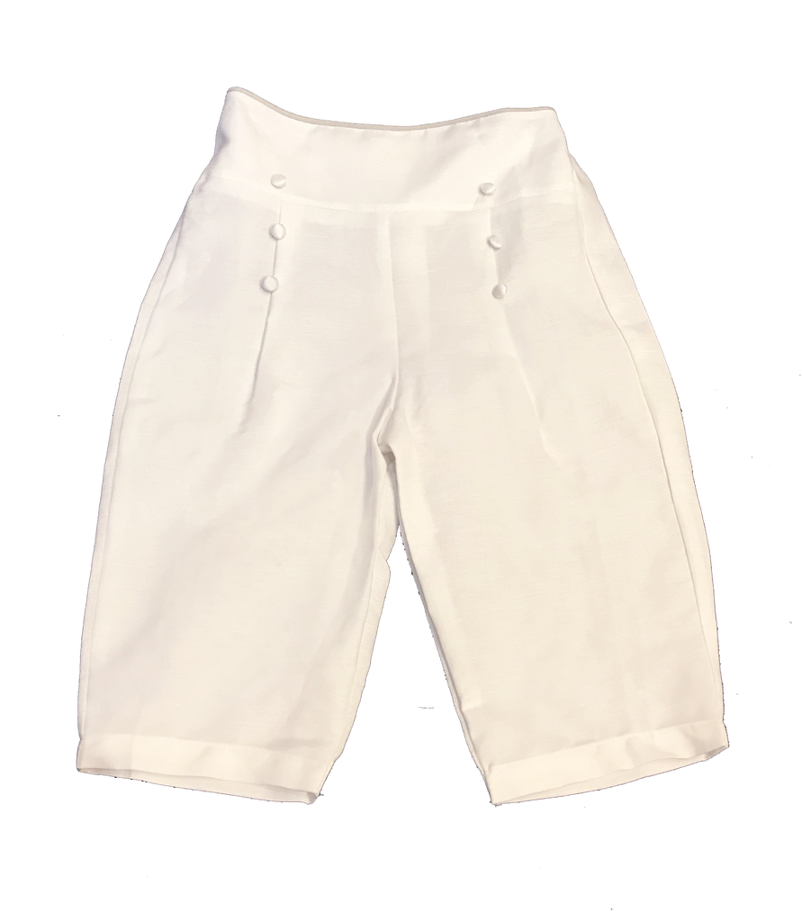 Little Possums 4-Piece Linen Suit - Grey Trim