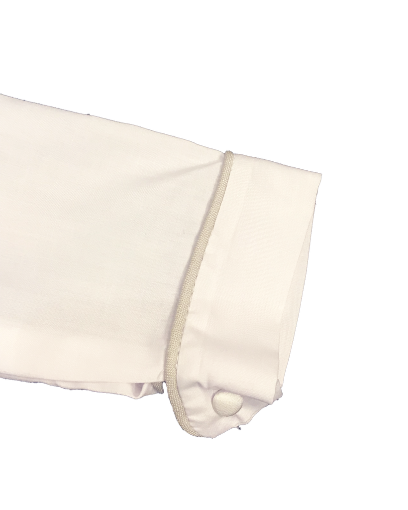 Little Possums 4-Piece Linen Suit - Grey Trim