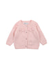 Bebe Needle Out Cardigan - Baby Pink (Size NB-2)