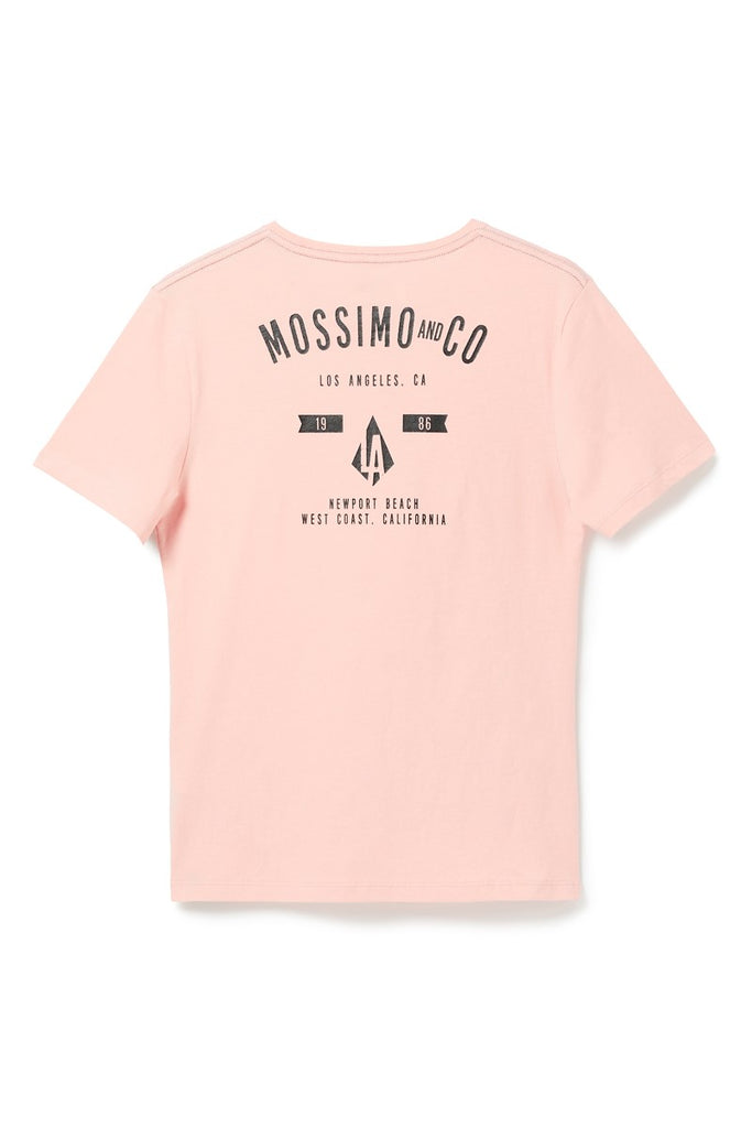Mossimo Boys Queenscliff Crew Tee - Peach