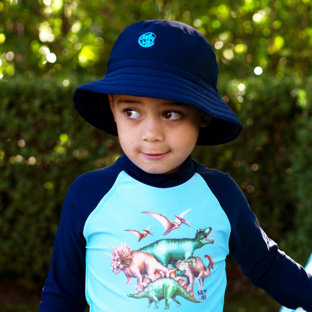 Salty Ink Space Surfer Reversible Sunhat
