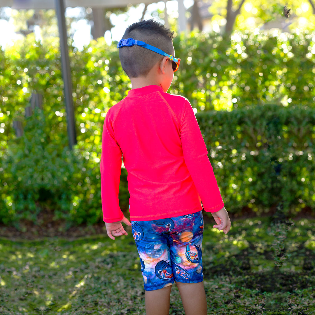 Salty Ink Space Surfer Long Sleeve Rashvest (Size 2-7)