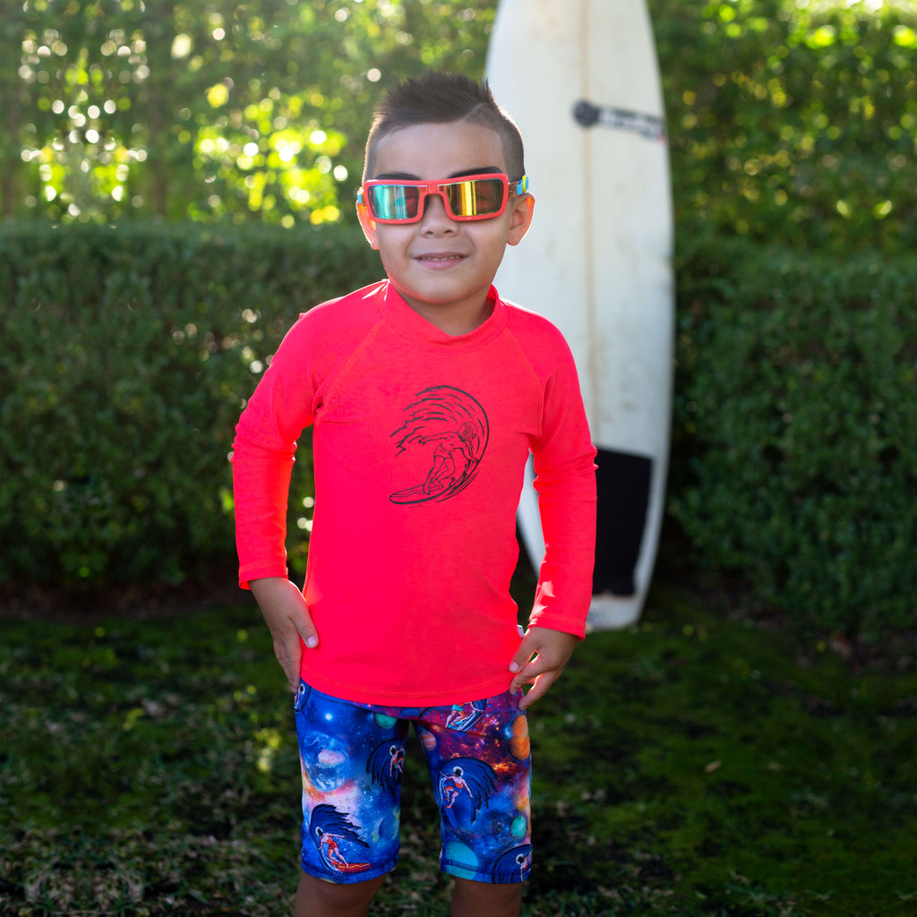 Salty Ink Space Surfer Long Sleeve Rashvest (Size 2-7)