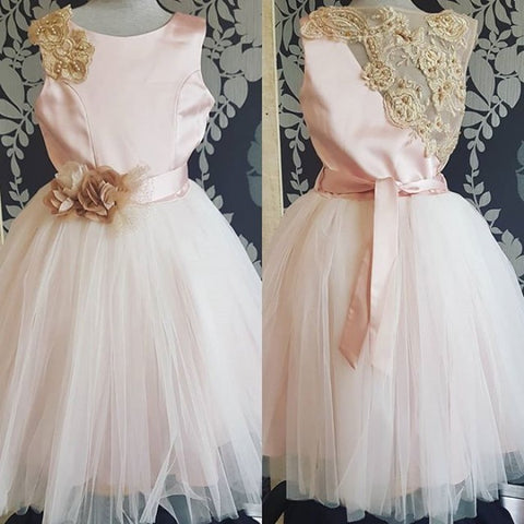 Bebe Pink Netting Dress (Size 000-7)