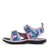 Clarks FLORENCE in Navy Floral (Size AU 5-1)