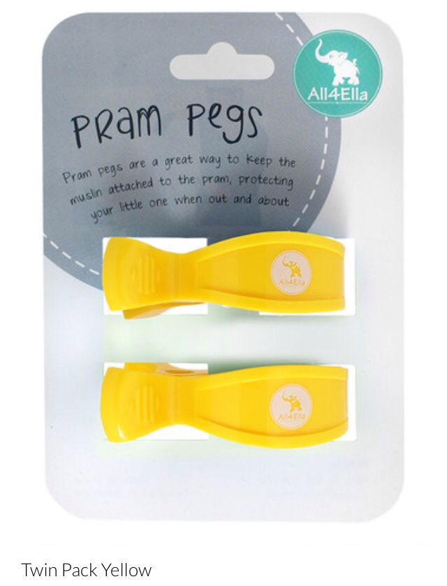 All4Ella Twin Pack Pram Pegs - Sweet Thing Baby & Childrens Wear