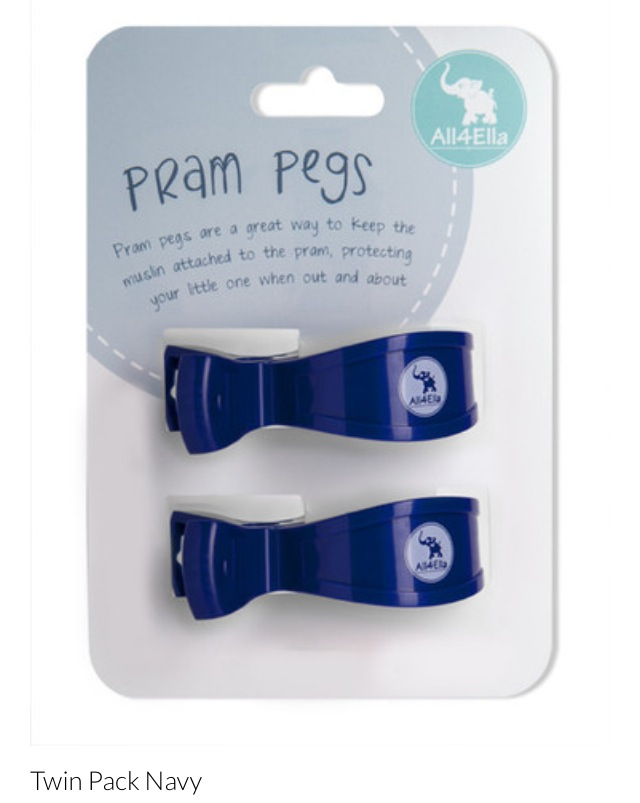 All4Ella Twin Pack Pram Pegs - Sweet Thing Baby & Childrens Wear