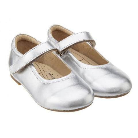 Old Soles Cruise Ballet Flat Silver Leather