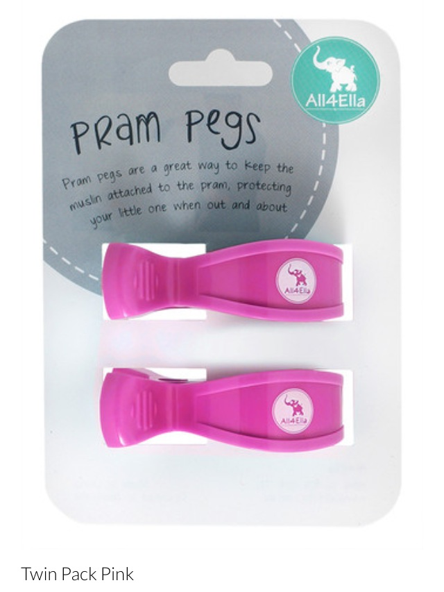 All4Ella Twin Pack Pram Pegs - Sweet Thing Baby & Childrens Wear