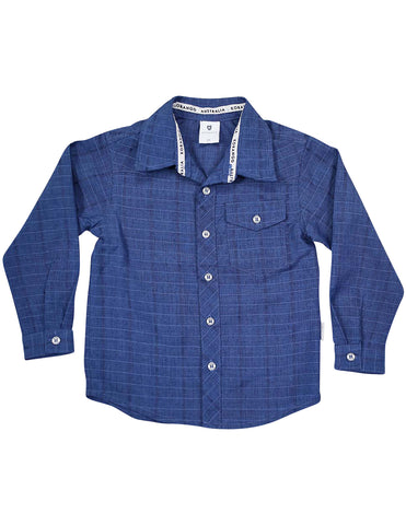 Korango City Shirt - Blue Check