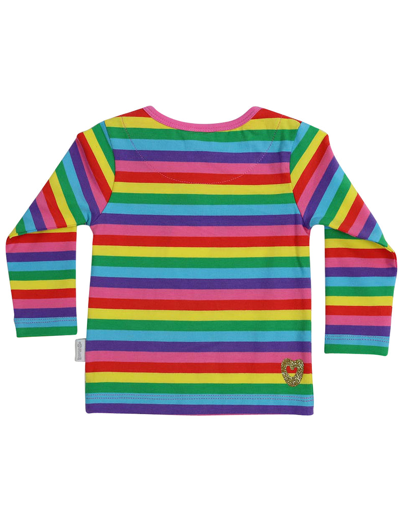 Korango Standing Out From the Crowd LS Tee - Rainbow Stripe