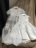 Blueberry T Allover Lace/Silk Bodice Coat Set - White
