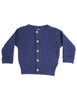 Korango Classique Boy Cable Knit Cardigan - Navy