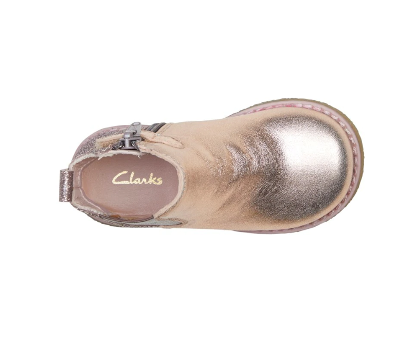 Clarks CHELSEA INFANT in Rose Gold