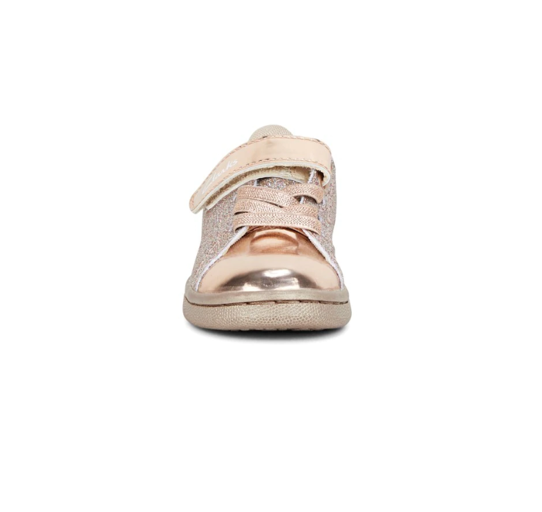 Clarks DISCO JNR Rose Gold Glitter