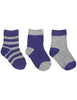Korango Essentials 3 Pack Socks - Charcoal/Navy