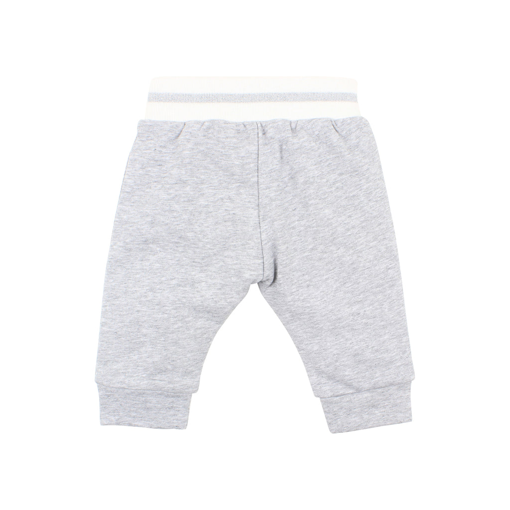 Fox & Finch Wildflower Terry Pant - Grey Marle (Size 3M-5Y)