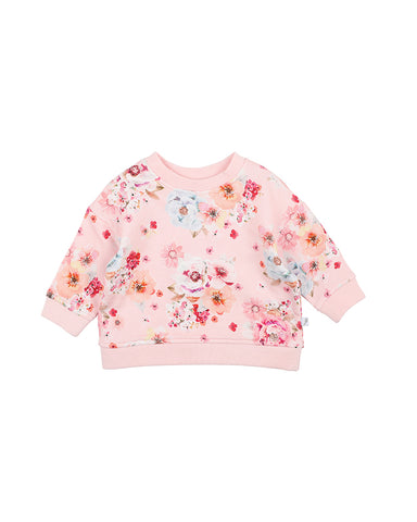 Love Henry Girls Bonnie Top - Christmas Floral (Size 3-12)