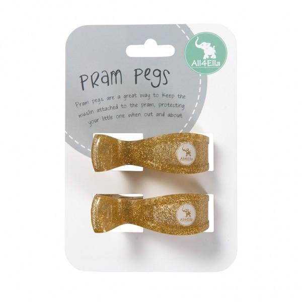 All4Ella Twin Pack Pram Pegs - Sweet Thing Baby & Childrens Wear