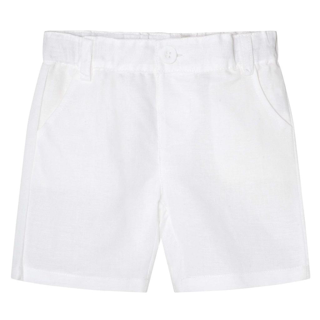 Max & Jack Toby Linen Shorts - Ivory (Size 000-2)