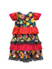 Zaza Couture Fruit Print Dress with Satin Frill (Size 2-12)