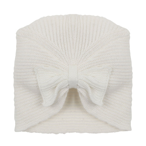 Bebe Ivy Embroidered Beanie in Cream (Size NB-7Y)