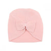 Bebe Layla Bow Knit Beanie in Pink (Size NB-3Y)