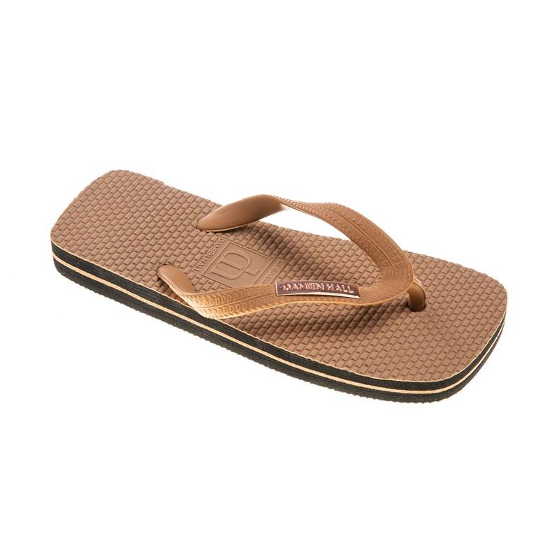 Damien Hall Flip Flops - Tan (Size 8-1)