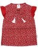 Korango Cherries Blouse and Short Set in Red (Size 0-6Y)