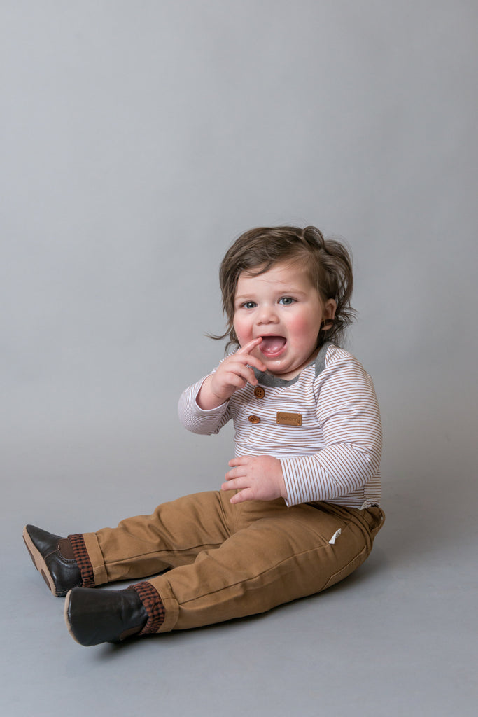 Love Henry Baby Boys Pant - Brown