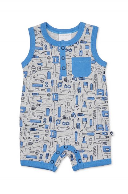 Marquise Boys Toolbox Romper & Bib