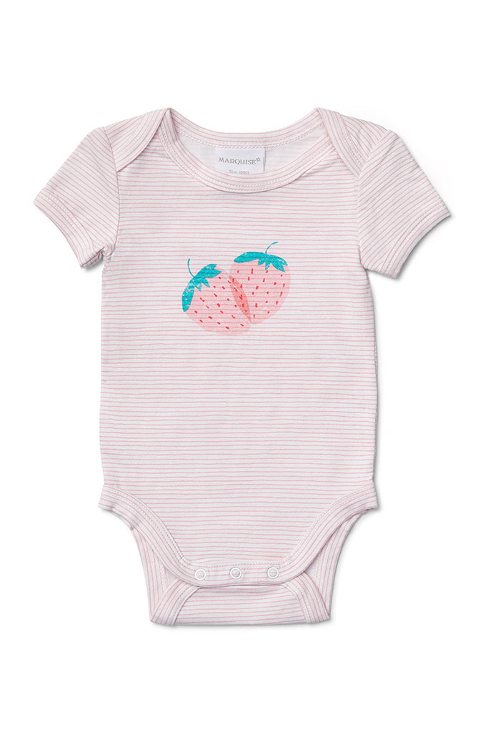 Marquise Girls Combo Bodysuit Strawberries (Size NB-1)