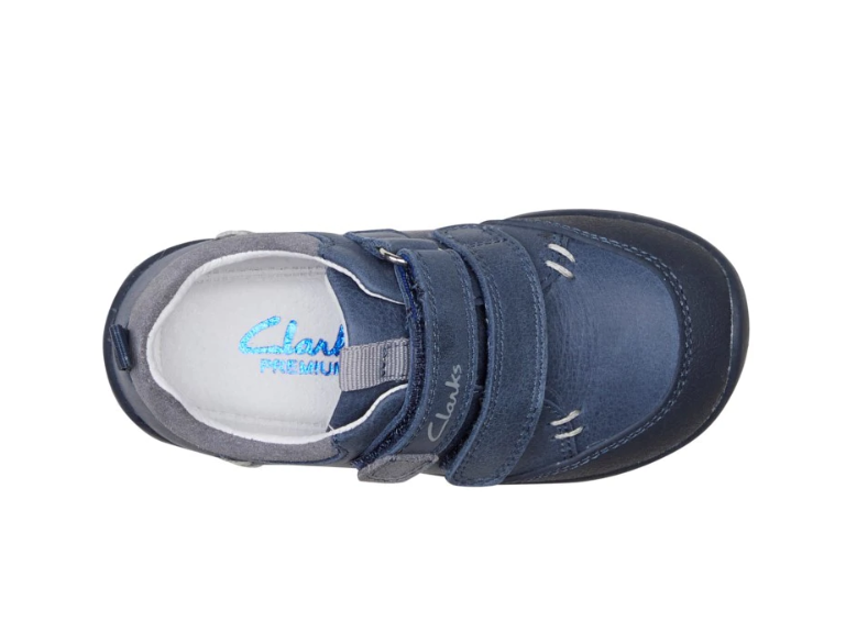 Clarks MARCO in Navy/Grey