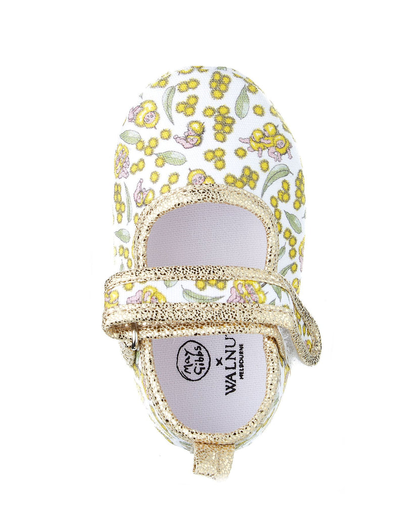 Walnut + May Gibbs Mini MJ - Wattle Baby