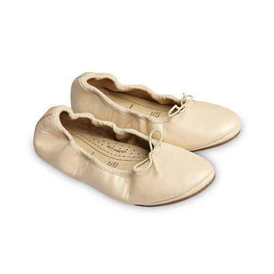 Old Soles Cruise Ballet Flat Pearl Metallic Leather - Sweet Thing Baby & Childrens Wear