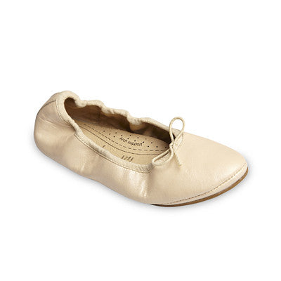 Old Soles Cruise Ballet Flat Silver Leather