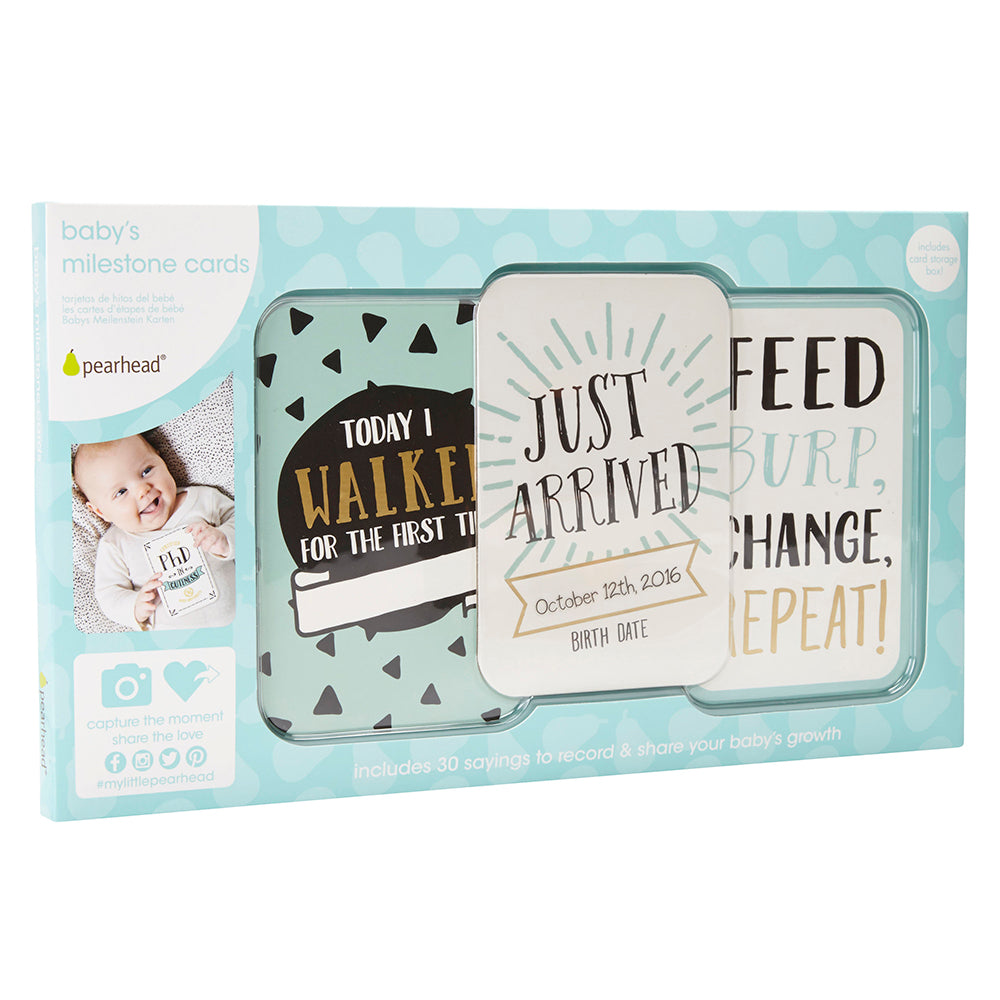 Pearhead Baby's Milestone Cards