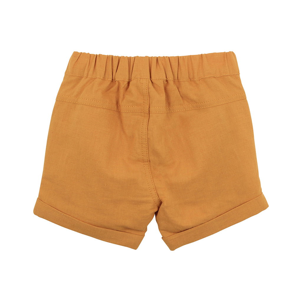Fox & Finch Rahh Woven Short in Yellow (Size 000-7Y)