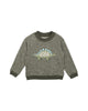 Fox & Finch T-Rex Roar Sweater - Khaki Fleck (Size 00-7)