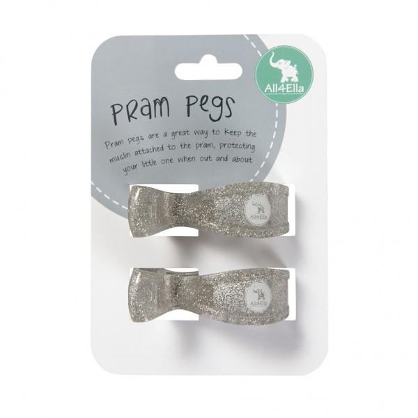 All4Ella Twin Pack Pram Pegs - Sweet Thing Baby & Childrens Wear