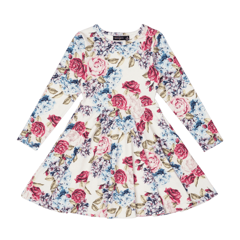 Zaza Couture Teapot Print Dress in Pink and Lime (Size 2-12)