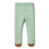 Wilson & Frenchy Moss Green Knitted Legging with Feet